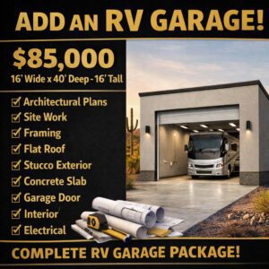 RV Garage $85,000